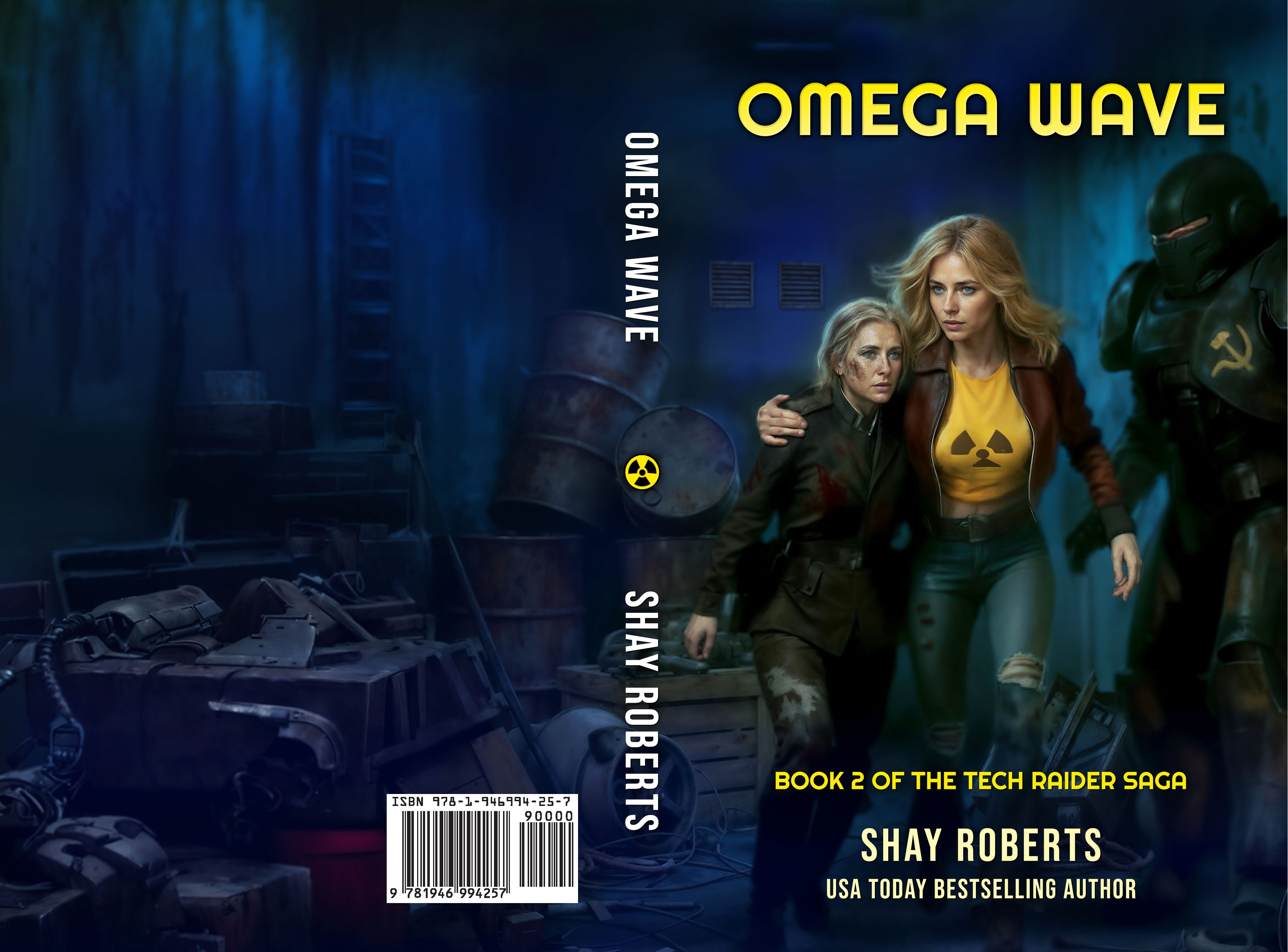 Omega Wave paperback (Tech Raider #2)